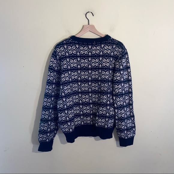 VNTG wool patterned crewneck sweater - Picture 4 of 6